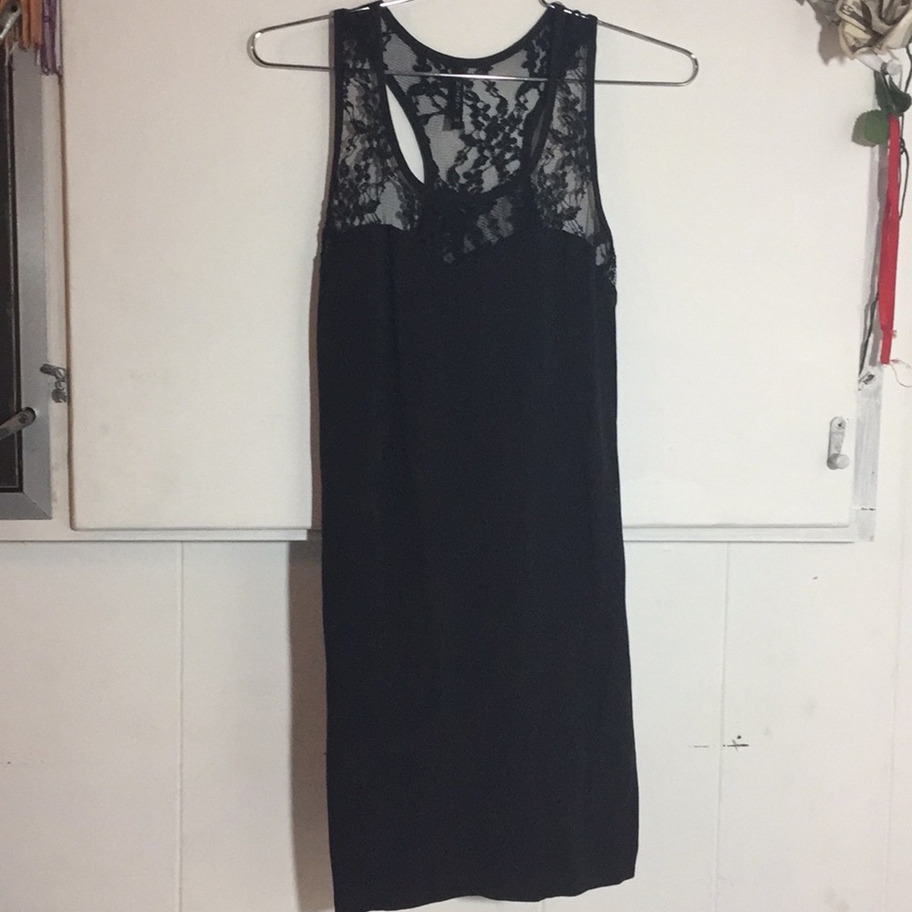 Black lace dress in size medium